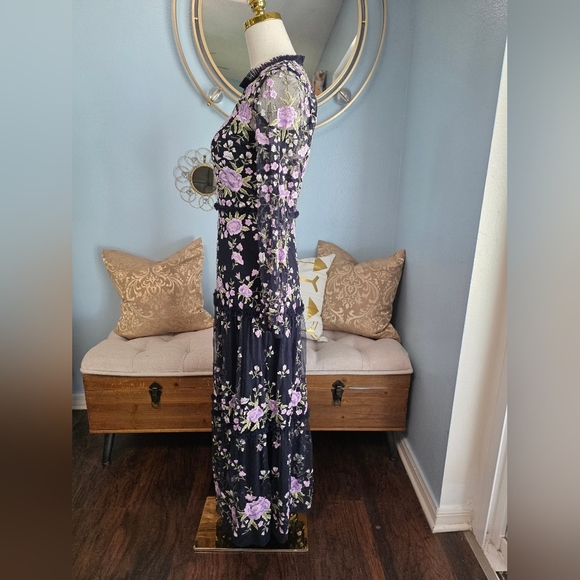 Mac Duggal Embroidered Tier Dress - Picture 6 of 8